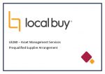 Spatial Collect is a Local Buy supplier for Asset Management